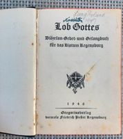 LOB GOTTES Gebet- und Gesangbuch (Bistum Regensburg) Serie 1946 Bayern - Leuchtenberg Vorschau