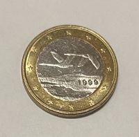 1 Euro Münze. Finnland aus dem Jahr 1999 Hessen - Rüsselsheim Vorschau