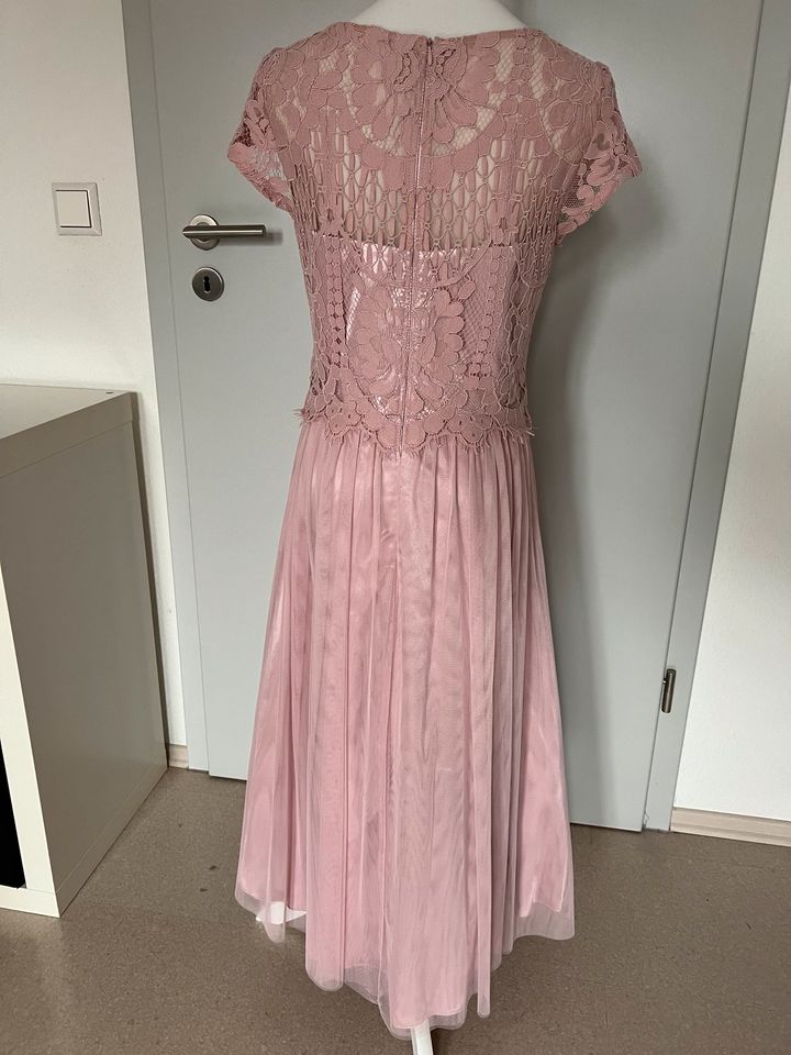 Vera Mont Kleid Gr 36 rose neu Hochzeit Ball Abschluss Abendkl in Ehningen