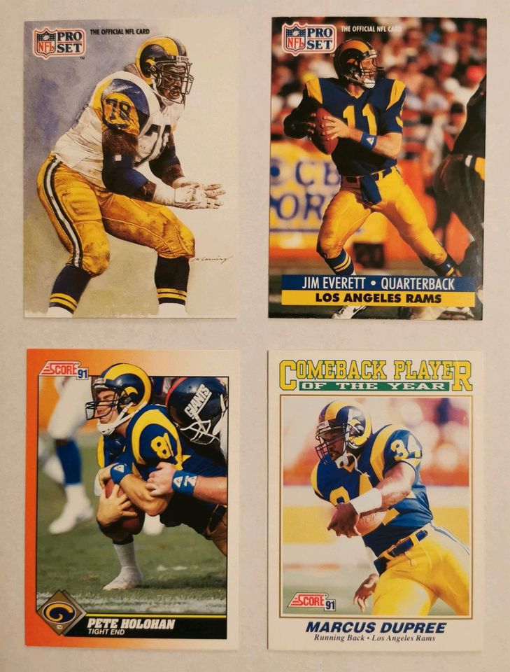 Los Angeles St. Louis Rams 12 Trading Cards Lot - 90er 2000er in Viernheim