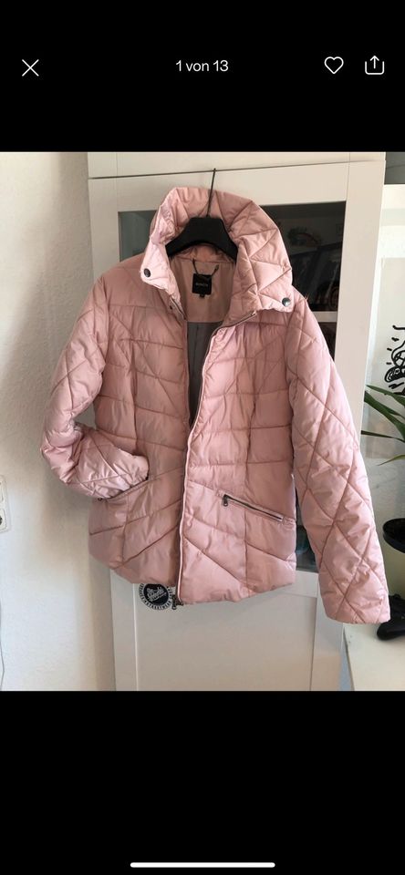 Bonita Steppjacke Gr.42 Rosa helle Übergangsjacke wattierte Jacke in Peine