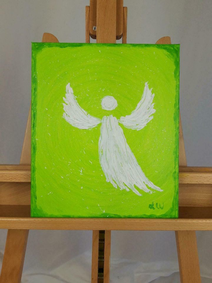 Gemälde Acrylmalerei Energie-Bild Erzengel Raphael in Langenzenn