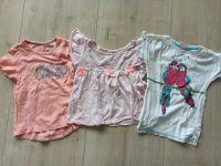 3 T-Shirts koralle, rosa, weiß Größe 98/104 Rheinland-Pfalz - Weisel Vorschau