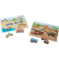 Neu Holzpuzzle 2er Set Baustelle Thüringen - Harth-Pöllnitz Vorschau