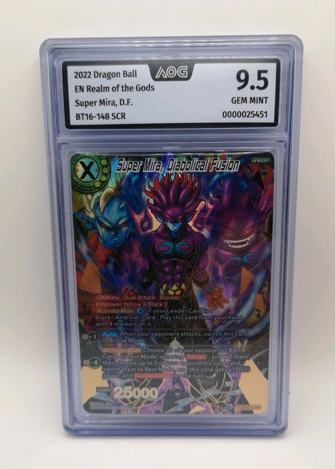 Dragonball tcg - Secret Rare - AOG 9,5 Gem Mint in Linsengericht