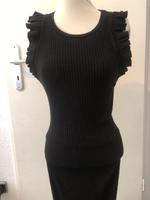 Strickkleid schwarz mit Rüschen Berlin - Steglitz Vorschau