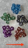 3€ Würfelsets für Dungeon and Dragon,DnD, RPG, WH, Ersatz, DSA Nürnberg (Mittelfr) - Südoststadt Vorschau