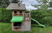 Kinderspielhaus Holz Spielturm mit Rutsche und Kletterwand Wickey Dresden - Dresdner Heide Vorschau