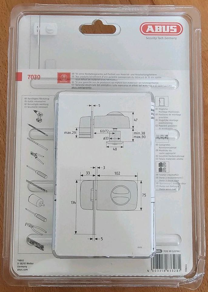 Abus 7030 Türsicherung Neu in Seelze