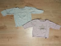 2 Pullover von H&M in der gr. 80. Rosa mir Stern, weiß mit Herz. Bayern - Veitsbronn Vorschau