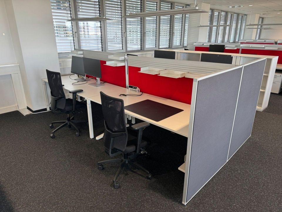 Gebrauchte Büromöbel Schreibtisch Aktenschrank Steelcase KK10232 in Berlin