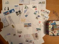 Ersttagsbriefe und  eine Dose unsortierter Briefmarken Brandenburg - Woltersdorf Vorschau