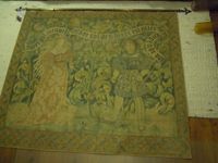 Gobelin Wandteppich antik Minnesänger 122 x 104cm Hessen - Bad Arolsen Vorschau