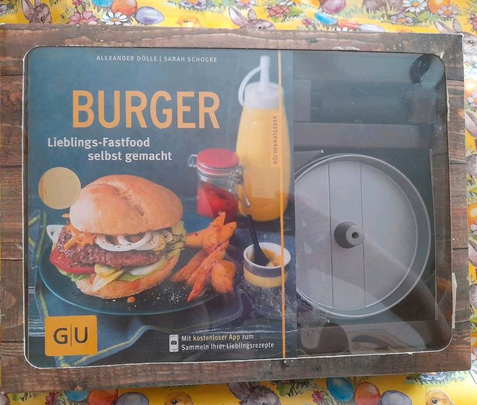 Burger Set mit  Pad, Buch, App + Extra Rezeptkalender in Markt Schwaben