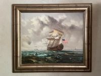 Antik Ölgemälde Öl Leinwand Maritim Gemälde Bild Nordrhein-Westfalen - Hagen Vorschau