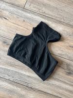 Süßes Crop Top off shoulder / schulter asymmetrisch in schwarz Bayern - Frensdorf Vorschau