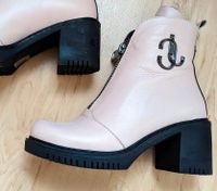 Tolle LEDER Stiefeletten Schuhe ❤️ 37 ❤️ gefüttert hell rosa Berlin - Schöneberg Vorschau