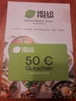 50€ Hello Fresh Gutschein Rabattkarte Bayern - Senden Vorschau