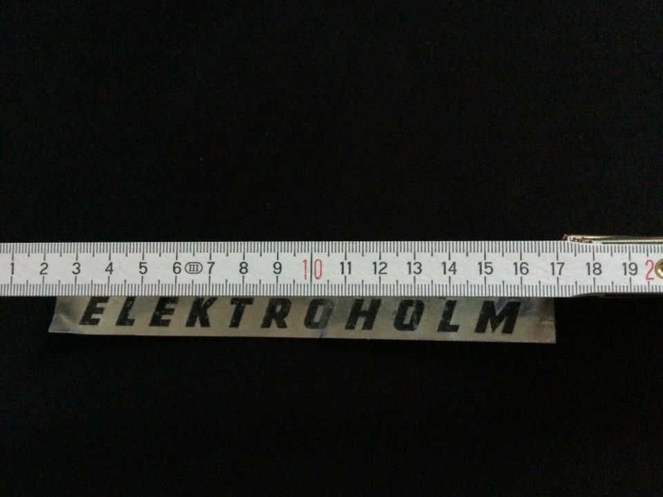 Elektroholm Kühlschrank Emblem Abzeichen aus Metall in Kiel