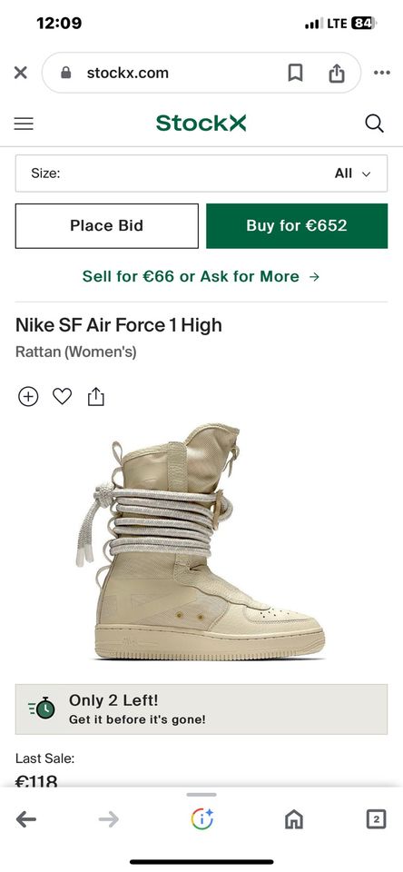 Nike SF air force 1 High 43 in Berlin