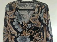Langarmshirt Pullover von Taifun mit V Ausschnitt Größe 38 Bayern - Egloffstein Vorschau