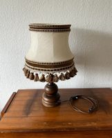 Lampe mit Holzfuß / Vintage Lampe / Lampe / Schirmlampe Hannover - Mitte Vorschau