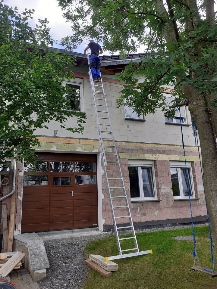 XXXL Seilzugleiter 12m günstig mieten Aluminiumleiter Haus in Königswinter