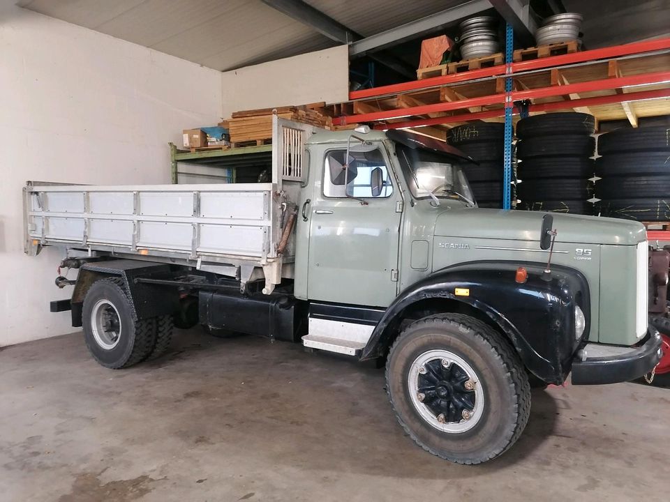 Scania Vabis L 85 Oldtimer Hauber LKW Dreiseitenkipper Kipper in Ahlerstedt