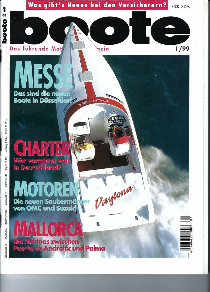 boote Motorboot-Magazin 12 Hefte 1999 in Roth