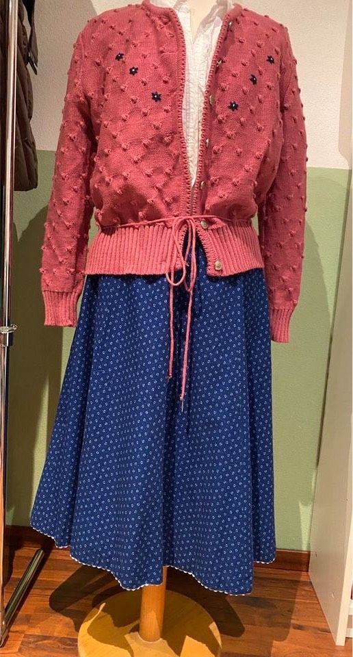 Trachtenrock 38 Vintage blau❣️ in Landshut