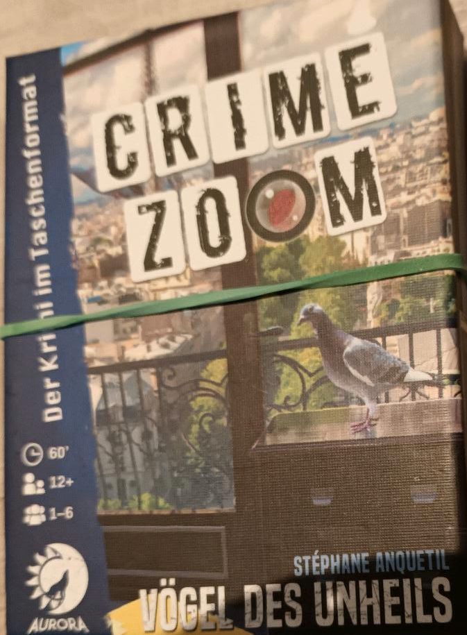 Crime Zoom Kartenspiel "Vögel des Unheils" Krimispiel in Ebermannstadt