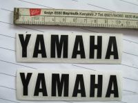 2 Aufkleber YAMAHA - ca10 cm - Farbe schwarz Bayern - Bindlach Vorschau