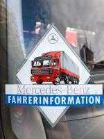 Mercedes Fahrerinformation Aufkleber Baden-Württemberg - Obersulm Vorschau