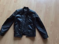 H&M Jungenjacke im coolen Bikerlook schwarz, Gr. 140 Nordrhein-Westfalen - Jüchen Vorschau