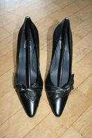 neu!!! High Heels Pumps Schwarz Leder mit Knoten Gr. 40 Bayern - Gersthofen Vorschau