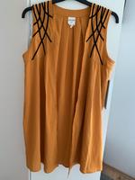Bluse Kurzärmelige Lange Bluse Senffarbe Oversize Gr. S Monki Sachsen - Görlitz Vorschau
