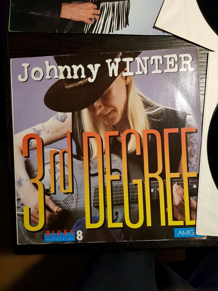 2 Schallplatten / LP / Johnny Winter 3rd Degree Serious Business in Dresden