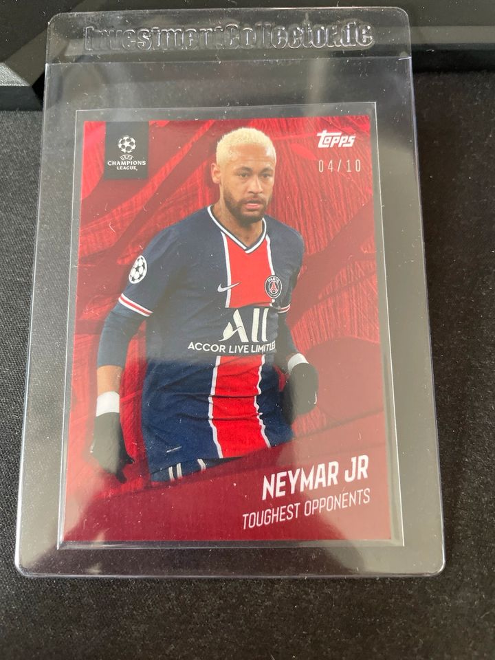 Topps Neymar JR 4/10 PSG in Bamberg