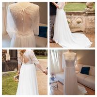 KLEEMEIER Valérie Ilona Vintage Boho Brautkleid 36 38 Ivory Creme Dresden - Striesen-Ost Vorschau