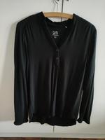 Schwarze Bluse, langarm, S.Oliver, Basic, Gr. 40 Bayern - Hirschau Vorschau