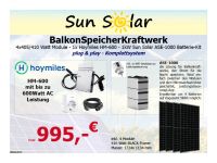 BalkonSpeicherKraftWERK 1.640 Wp inkl. Mikrowechselrichter HM-600 Brandenburg - Plattenburg Vorschau