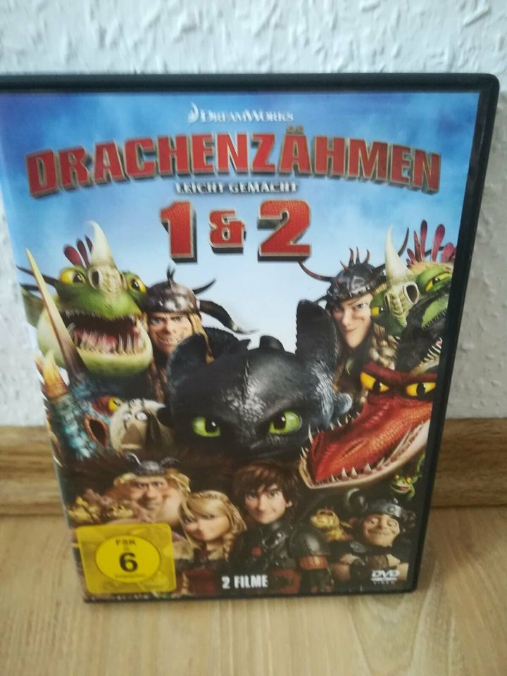DVDs "Drachenzähmen leicht gemacht" 1+2 in Bad Dueben