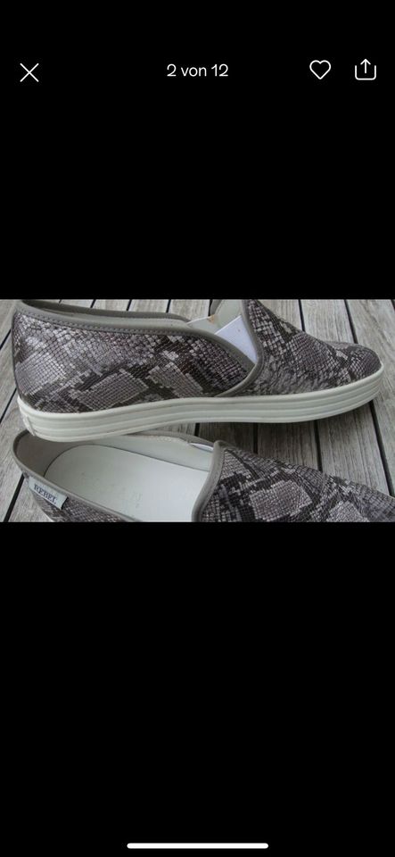 HOGAN REBEL Sneaker, SLIP ON Gr. 41 EDEL! Reptil Look NP:289€ in Aachen