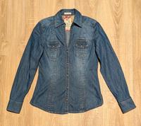 Jeans - Bluse von S.OLIVER , Gr: 36, blau ,  top Zustand Niedersachsen - Leer (Ostfriesland) Vorschau
