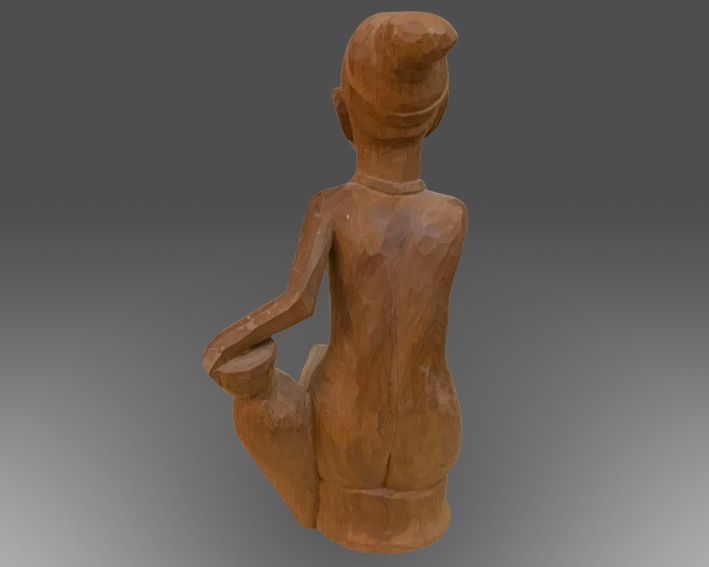 Afrikanische Holzfigur Schnitzerei Frauenakt Afrikanische Kunst in Berlin