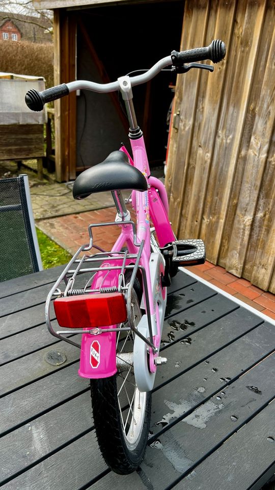 PUKY Mädchen Fahrrad 16 Zoll Prinzessin Lillifee Rosa in Immenstedt