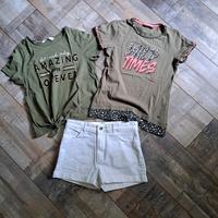 Set H&M Shorts + 2 T-Shirts Gr. 158 Nordrhein-Westfalen - Ahaus Vorschau