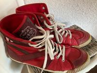 Chucks Replay Schuhe Turnsche Sneaker Retro Gr.38  Leder rot Sachsen-Anhalt - Thale Vorschau
