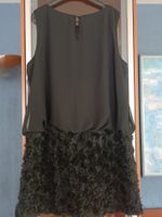 Schwarzes Kleid mit 3D Blüten im Rock, wie neu, Esprit Bayern - Zwiesel Vorschau