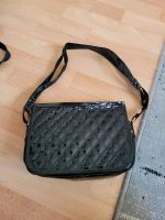 Kleine schwarze Handtasche Lackoptik Rheinland-Pfalz - Idar-Oberstein Vorschau